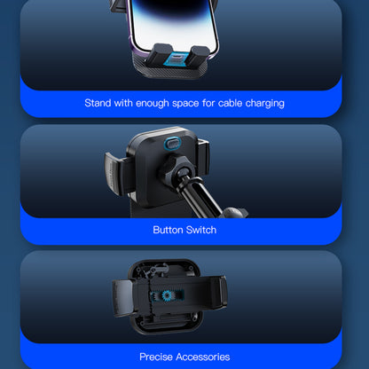 Autohalterung Yesido C174, 4 Zoll - 6,7 Zoll, Schwarz