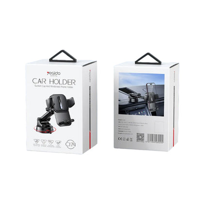 Autohalterung Yesido C174, 4 Zoll - 6,7 Zoll, Schwarz