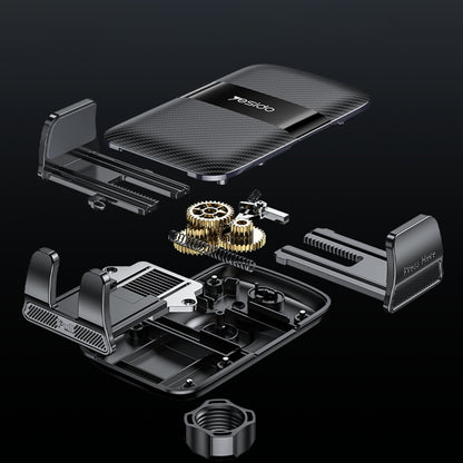 Autohalterung Yesido C251, 4,8 Zoll - 7,2 Zoll, Schwarz