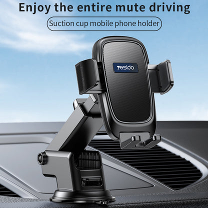 Support Auto Yesido C262, 4.7 pouces - 7.2 pouces, Noir