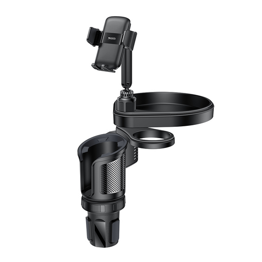 Support Auto Yesido C274, 4,7 pouces - 7,2 pouces, Noir, Reconditionné