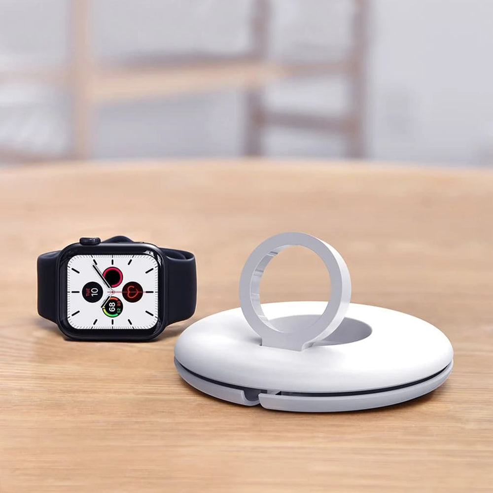 Support Baseus BS-W511R pour Chargeur Sans Fil Apple Watch Series, Blanc ACSLH-02