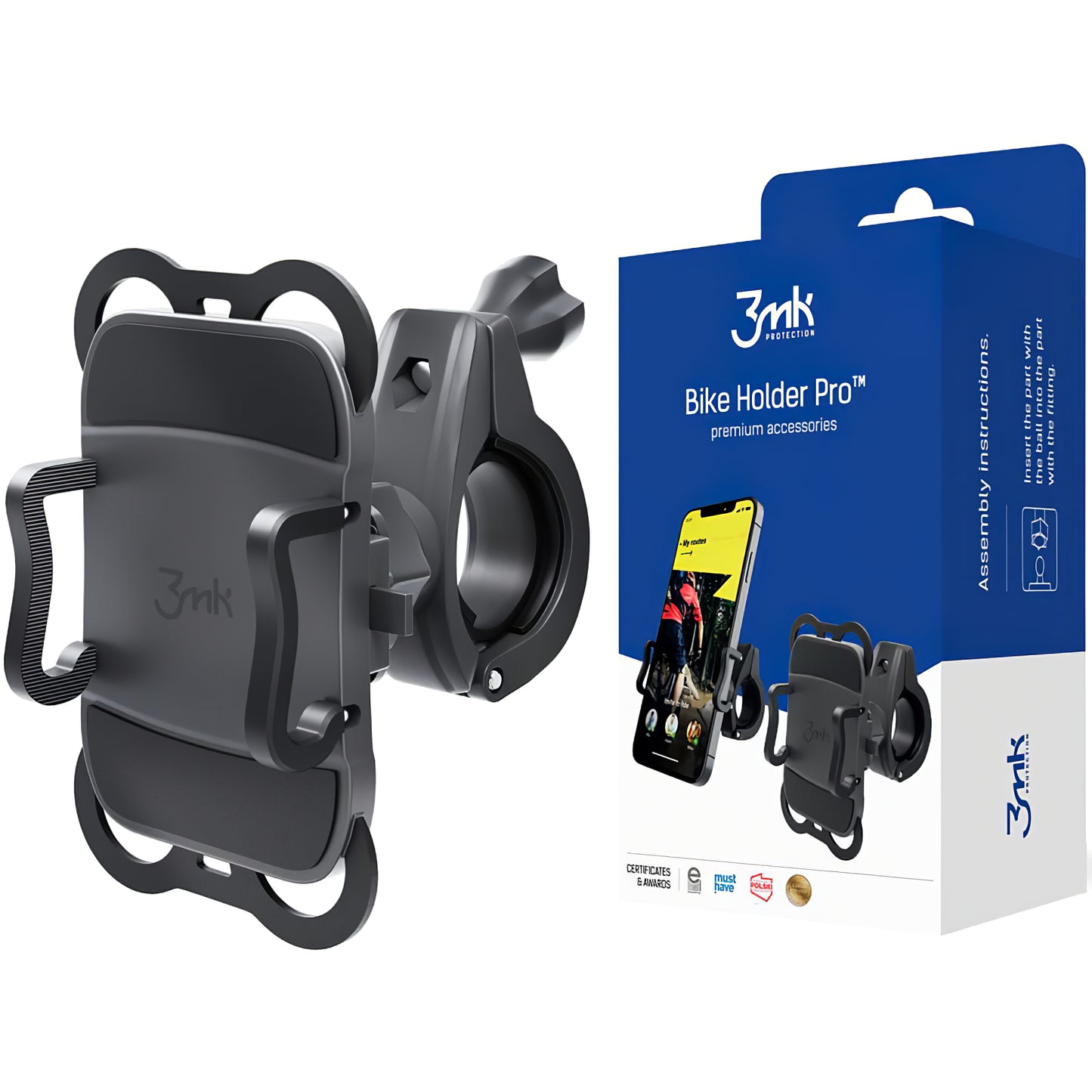 Support Vélo 3MK Holder Pro, Universel, Noir