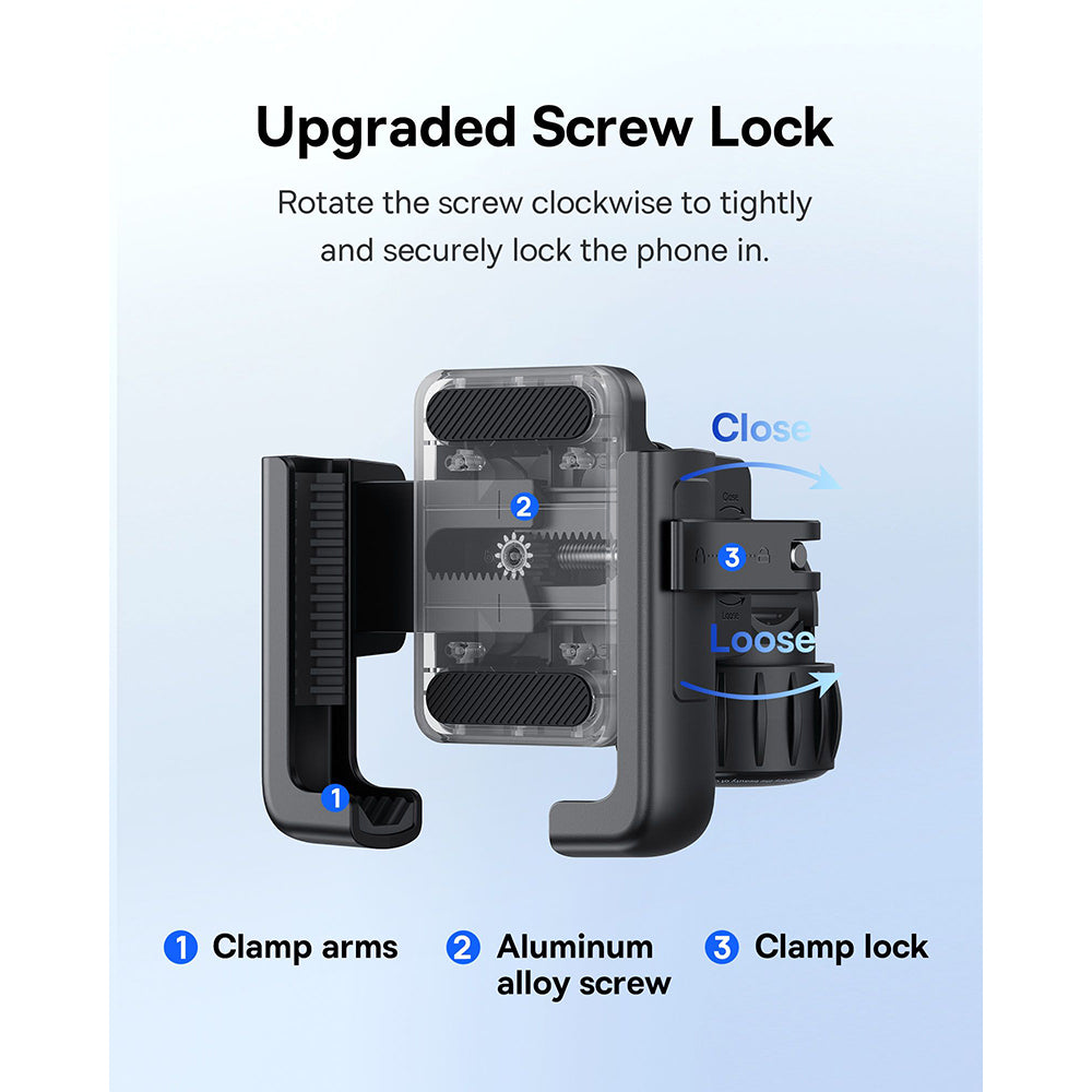 Support Vélo Baseus GoTrip, 5.7 pouces - 7.2 pouces, Noir C40572301111-00