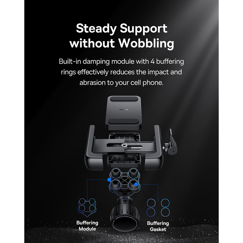 Support Vélo Baseus GoTrip, 5.7 pouces - 7.2 pouces, Noir C40572301111-00