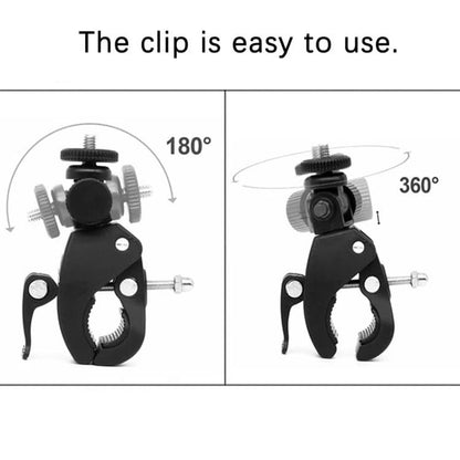 Support Vélo Caméra Sport Techsuit CAL07 pour GoPro, Noir