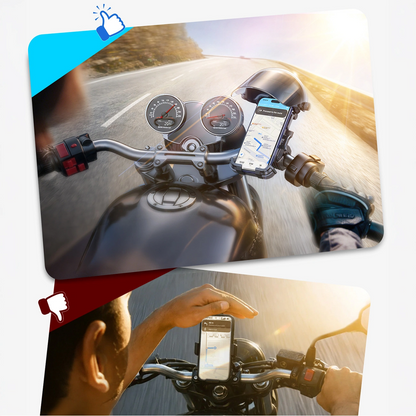 Support Vélo Moto avec Pare-soleil Joyroom JR-ZS526, 4,7 pouces - 7 pouces, Noir