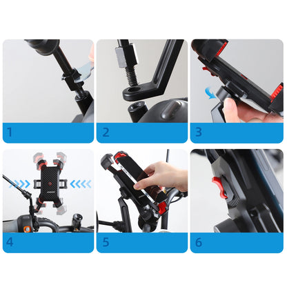 Fahrradhalterung Joyroom JR-ZS288-m, 4,7 Zoll - 7 Zoll, Schwarz