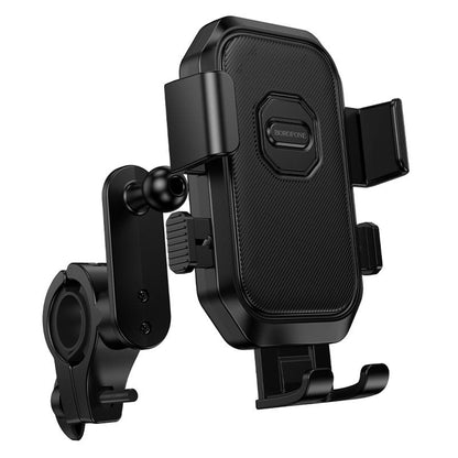 Support Vélo Moto Borofone BH141 Camino, 6 pouces - 7 pouces, Noir