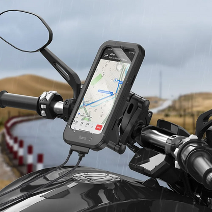 HOCO CA101 Bicycle Motorcycle Mount, 4.5inch - 7inch, Black