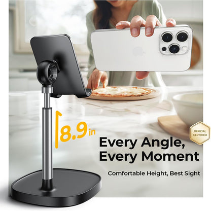 Lisen Mechanical Bürohalterung für Telefon / Tablet, 4 Zoll - 10 Zoll, Schwarz YL0421030004