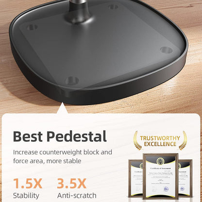 Lisen Mechanical Bürohalterung für Telefon / Tablet, 4 Zoll - 10 Zoll, Schwarz YL0421030004