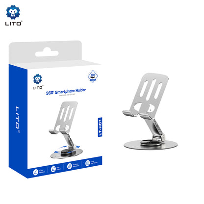 Support de Bureau Lito LT-H01, Universel, Gris