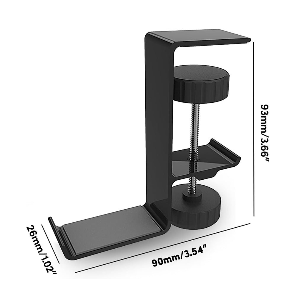 Support de bureau Techsuit DH2 pour casque / sac, Noir