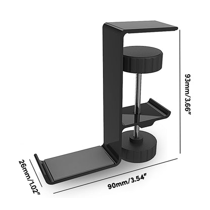 Support de bureau Techsuit DH2 pour casque / sac, Noir