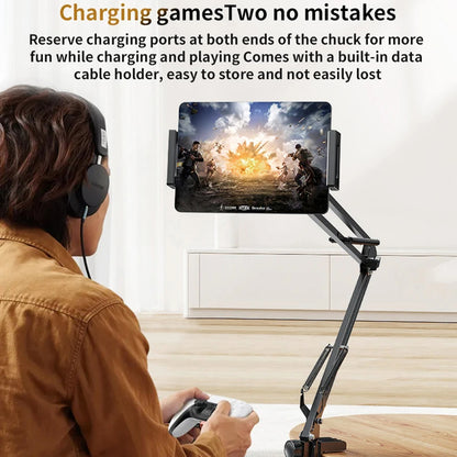 Support de bureau Yesido C296, 4 pouces - 12,9 pouces, Noir