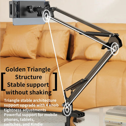 Support de bureau Yesido C296, 4 pouces - 12,9 pouces, Noir