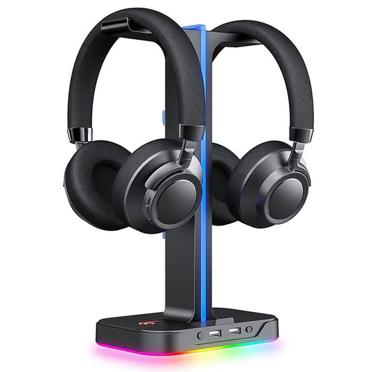 HAVIT TH650 Headset Stand, RGB, Gray