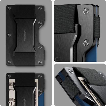 RFID-Schutzhalter Spigen S für Zahlungskarten, Schwarz AMP02898