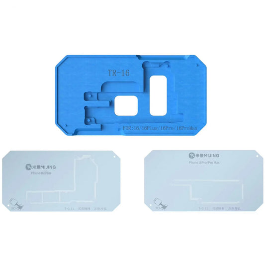 Support de Travail Reballing Mijing Z20 pour Apple iPhone 16 Series