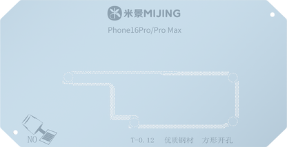 Arbeitsunterlage Reballing Mijing Z20 für Apple iPhone 16 Serie