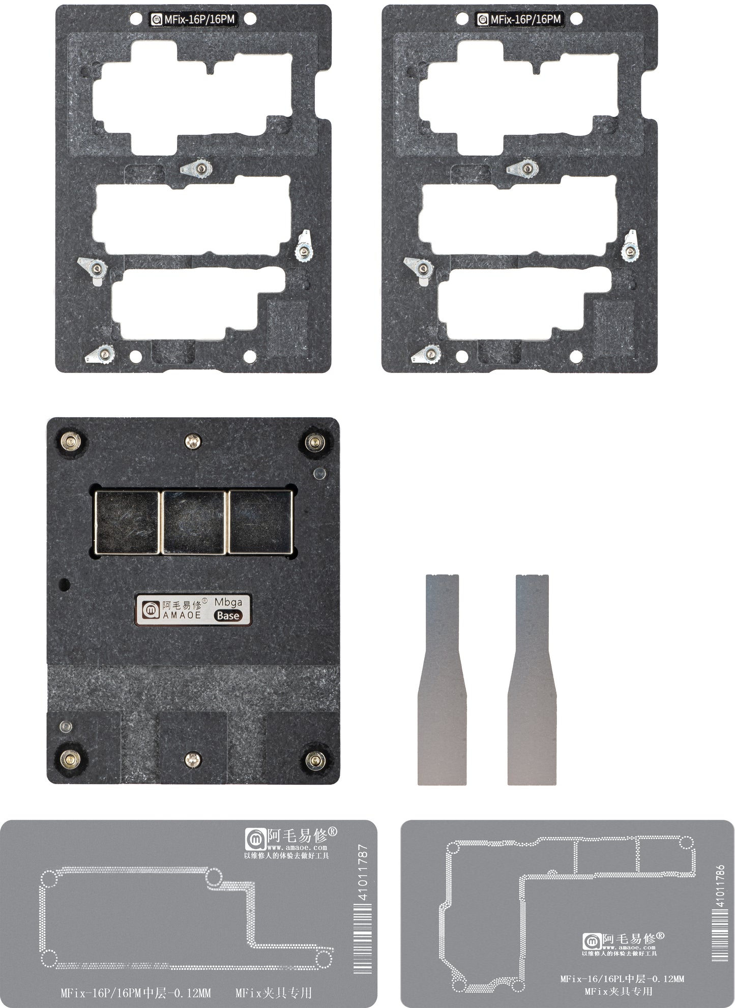 Support de Travail Reballing Amaoe MFix-16 pour Apple iPhone 16 Series