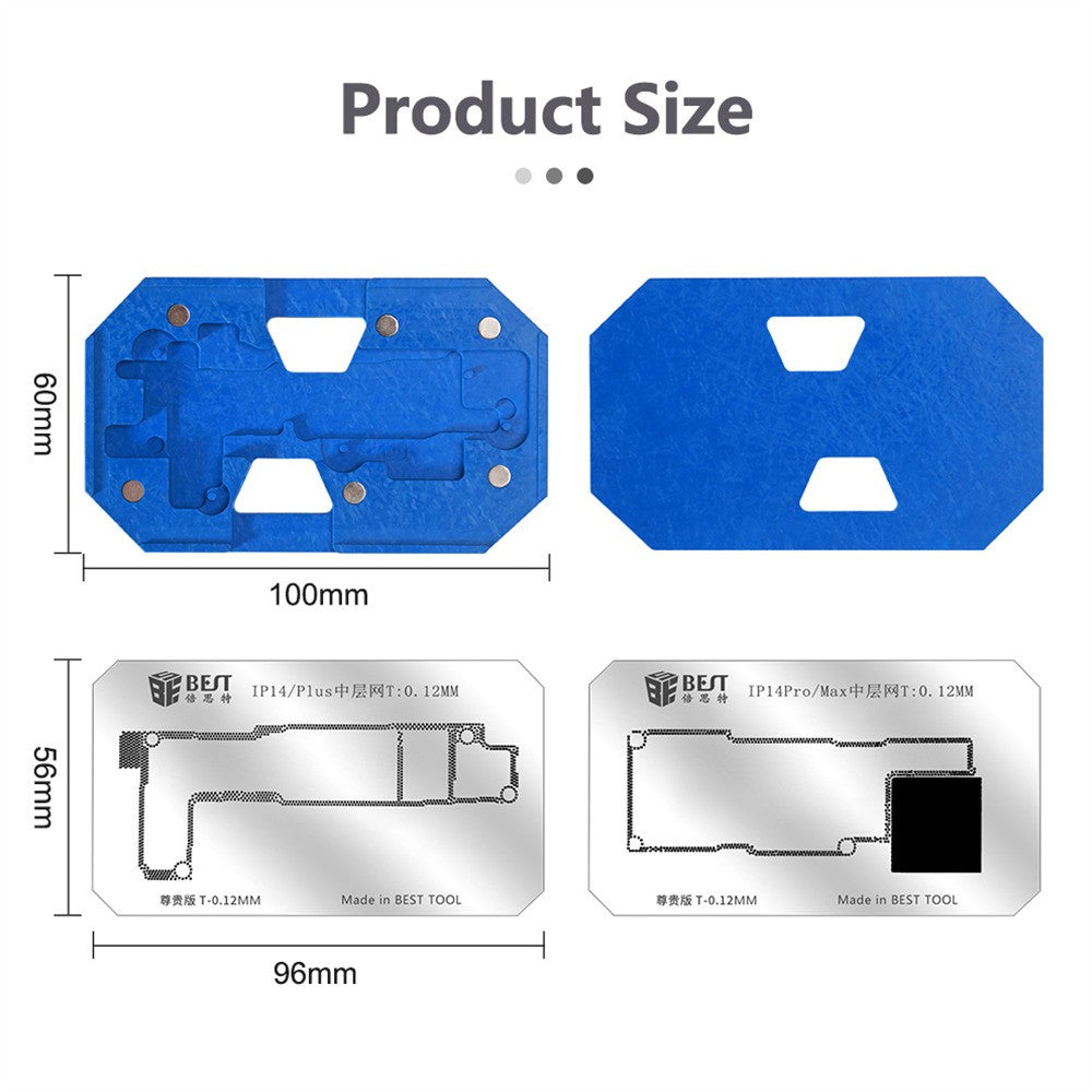 Support de Travail Reballing Best BST-084 pour Apple iPhone 14 Series