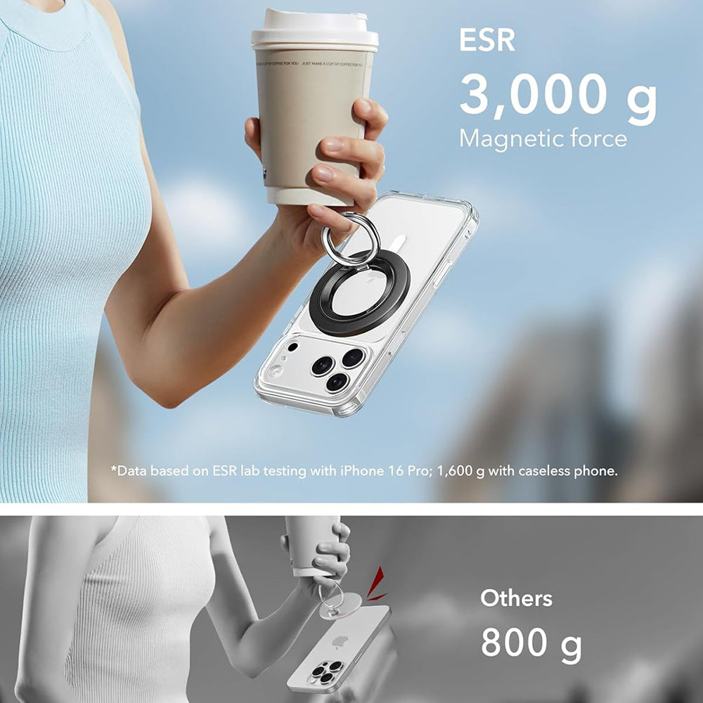 Support Anneau ESR HaloLock, Noir