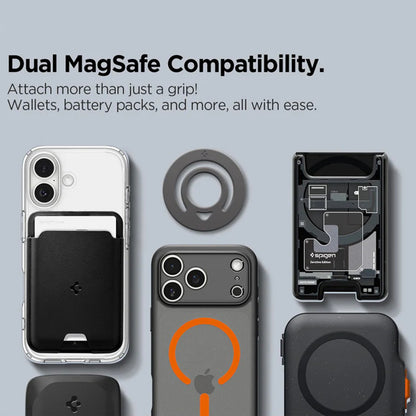 Support Anneau Spigen Dual Pop, Universel, Bleu AMP11368