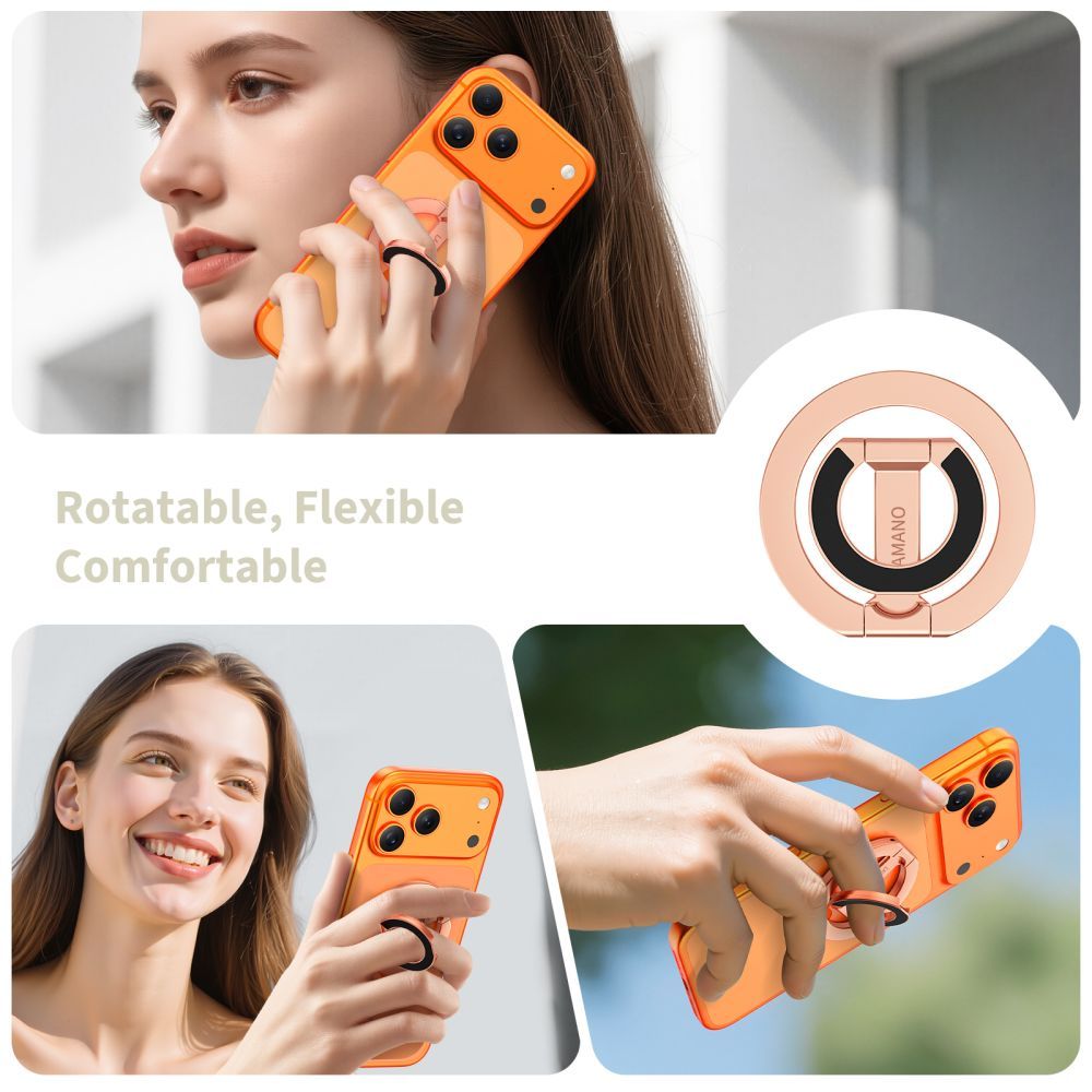 Support Anneau Tech-Protect MMR400 Lamano, Universel, Rose Doré
