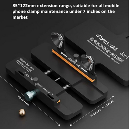 Arbeitsständer für Telefon Demontage iFixes iA3, Schwarz