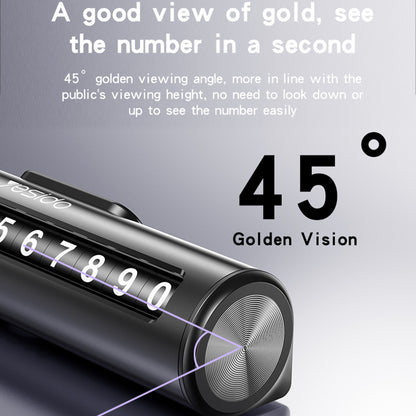 Support Numéro Téléphone Voiture Yesido C202, Noir