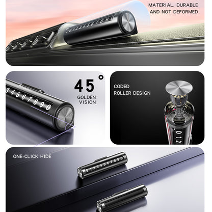 Support Numéro Téléphone Voiture Yesido C202, Noir