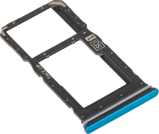 SIM-Kartenhalter Motorola Moto G75, Blau (Aqua Blue), Service Pack S948E44227