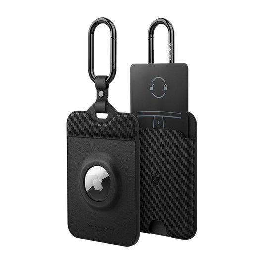 Support Clé Carte Spigen Air Fit pour Tesla / Apple AirTag, Set de 2 pièces ACP08793