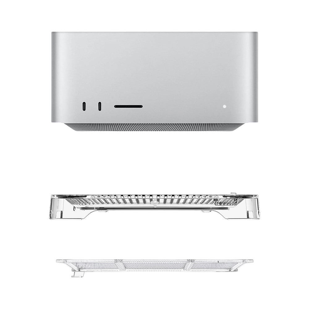 Support Spigen LD202 pour Apple Mac Studio, transparent AMP04796