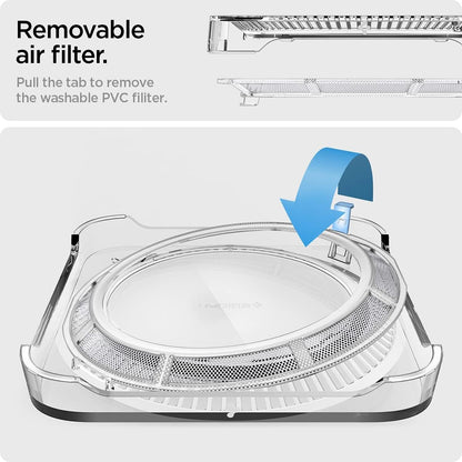 Support Spigen LD202 pour Apple Mac Studio, transparent AMP04796