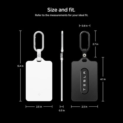 Spigen Schlüssel Kartenhalter für Tesla, 2er Set ACP11405