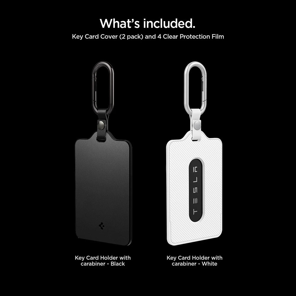 Spigen Schlüssel Kartenhalter für Tesla, 2er Set ACP11405