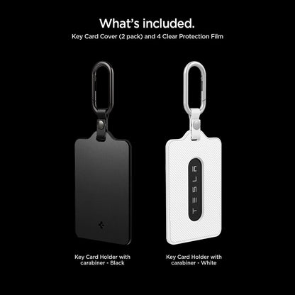 Spigen Schlüssel Kartenhalter für Tesla, 2er Set ACP11405
