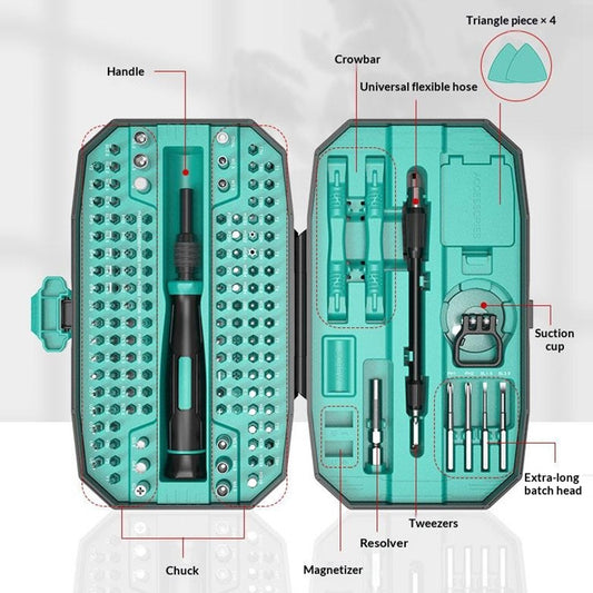 Tournevis Jiafa MT-T152, 152 en 1, Rouge