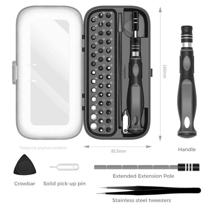 King'sdun Schraubendreher KS-840117, 51in1, Grau