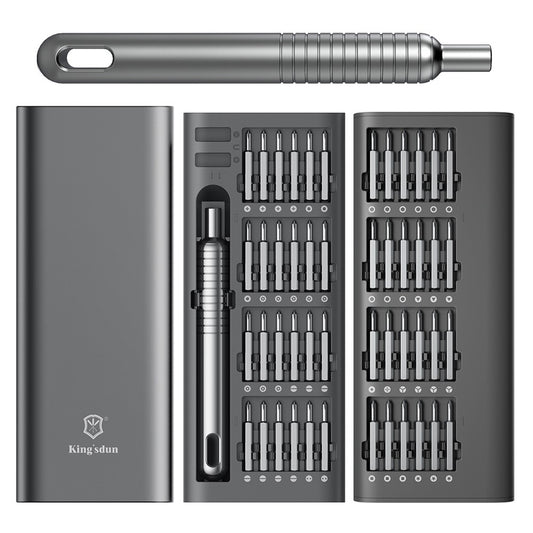 Tournevis King'sdun KS-840117, 51 en 1, Gris