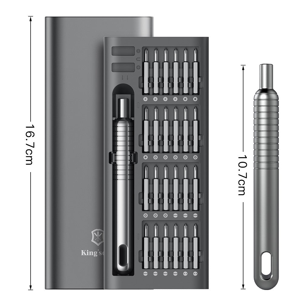 King'sdun Schraubendreher KS-840117, 51in1, Grau