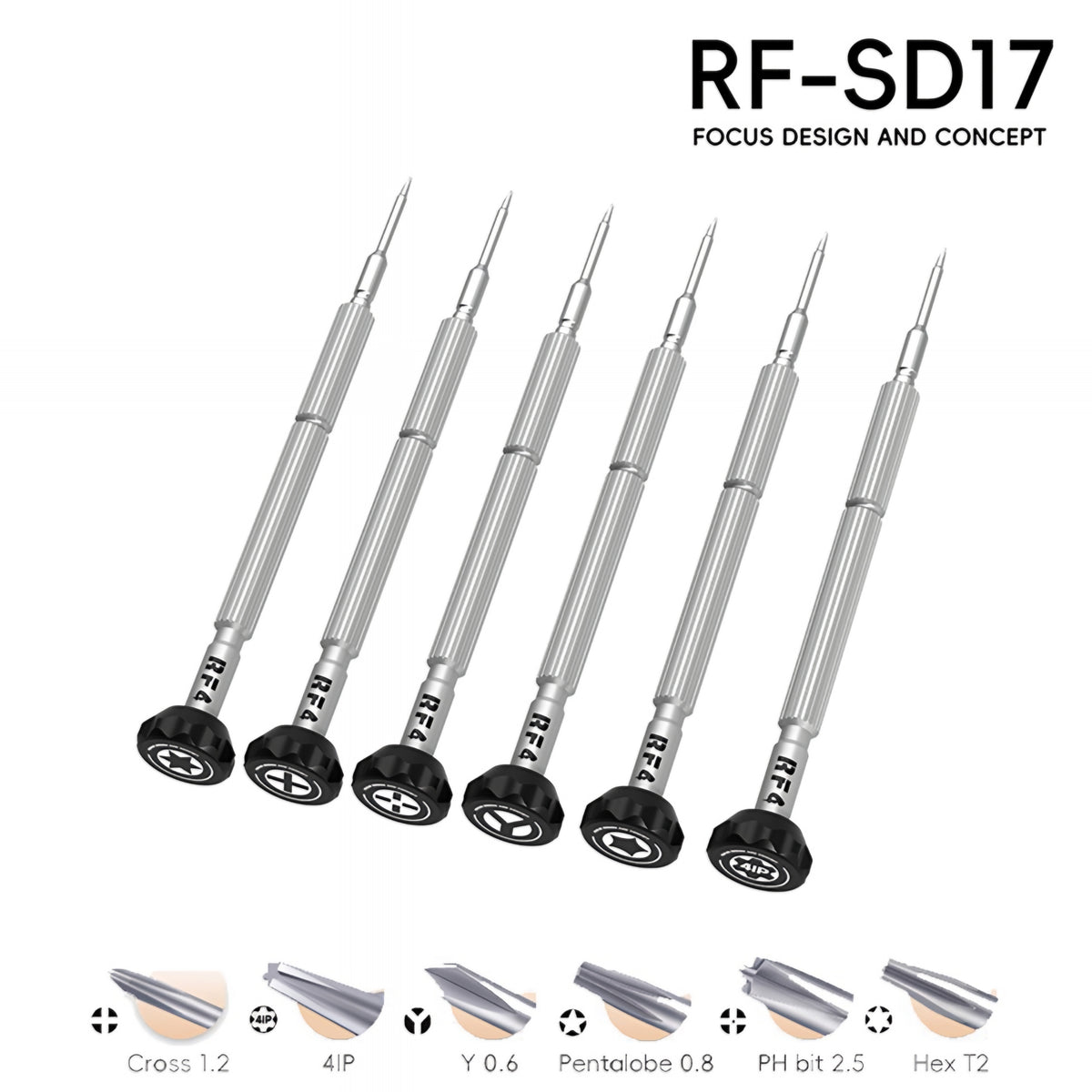 Schraubendreher RF4 RF-SD17 Mini, 6in1