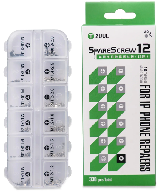 2UUL SC22 Screws for Apple iPhone Series, 330in1