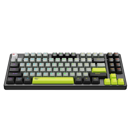 Clavier Gaming HAVIT KB904L, RGB, 1.8m, Noir Vert
