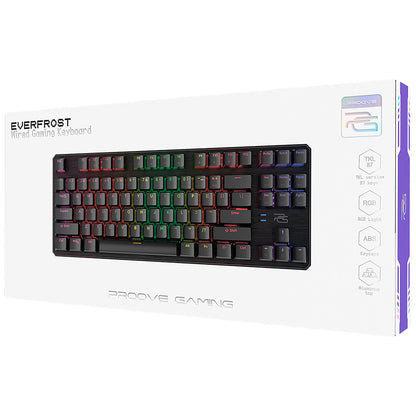 Clavier Gaming Filaire USB Proove Everfrost, RGB, 1.8m, Noir CKEVEN00000401