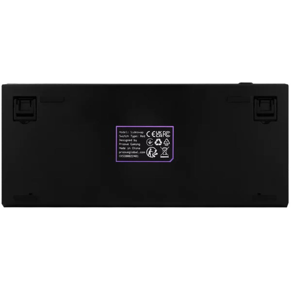 Gaming-Tastatur Wired USB Proove Sideswap, RGB, 1,5m, Schwarz CKSIEN00022401