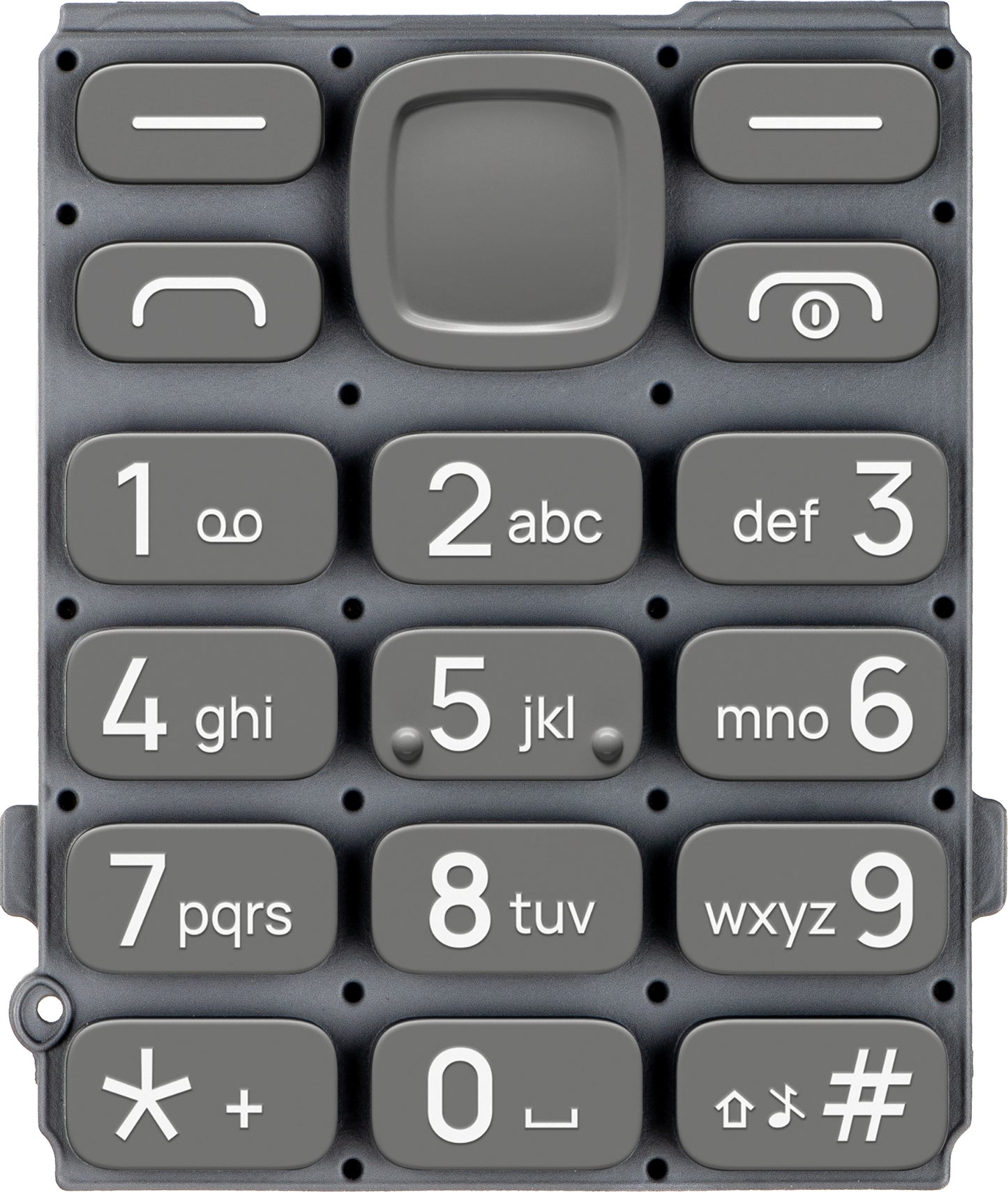 Lateinische Tastatur HMD 130 Music, Grau, Service Pack SP20Z14Z1457Y